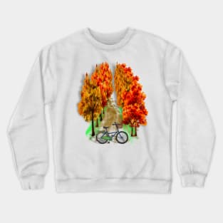 Bicycle on Autumn Crewneck Sweatshirt